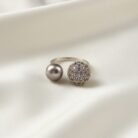 Dual Ball Zircon Ring-01