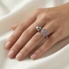 Dual Ball Zircon Ring-02