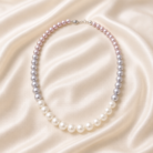 Designer Tri Colour Baroque Pearl Necklace