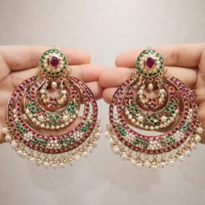 Exquisite Jadau Chandbali