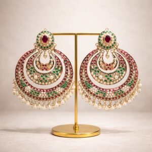 Exquisite Jadau Chandbali