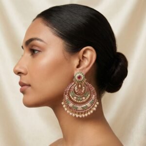 Exquisite Jadau Chandbali-04