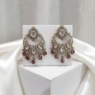 Moissanite Polki Chandbali-03