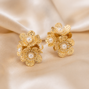 The 3D Designer Floral Studs