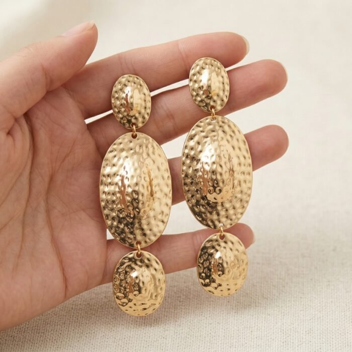 Contemporary 14K Gold Plated Danglers-01
