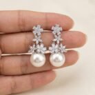 Elegant Pearl Drop Earrings - 01