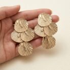 Subtle Statement 14K Gold Earrings-01