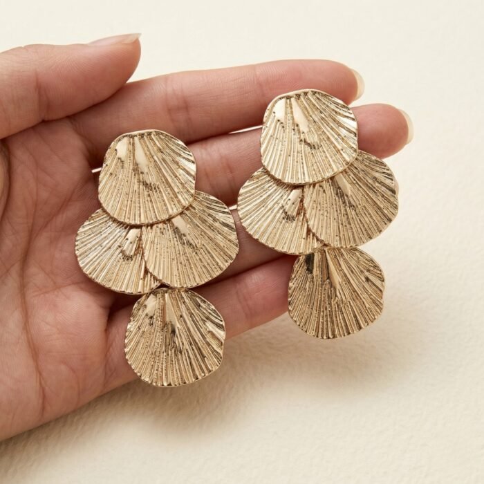 Subtle Statement 14K Gold Earrings-01 Subtle Statement 14K Gold Earrings-01