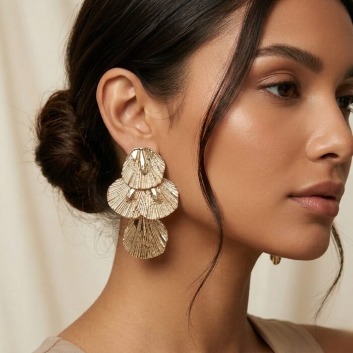 Subtle Statement 14K Gold Earrings-02 Subtle Statement 14K Gold Earrings-02