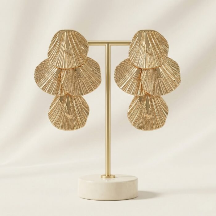 Subtle Statement 14K Gold Earrings-03 Subtle Statement 14K Gold Earrings-03