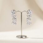 Triple Drop Zirconia Earrings-03