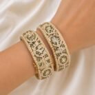 Emerald Royal Jadau Openable Bangles-03