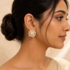 Luxury Pearl Crystal Stud Earrings-03