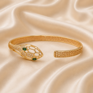 18k gold plated serpent Bracelet