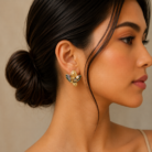 Classy designer pearl studs-04
