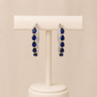 Diamond and Blue sapphire blue earrings-02