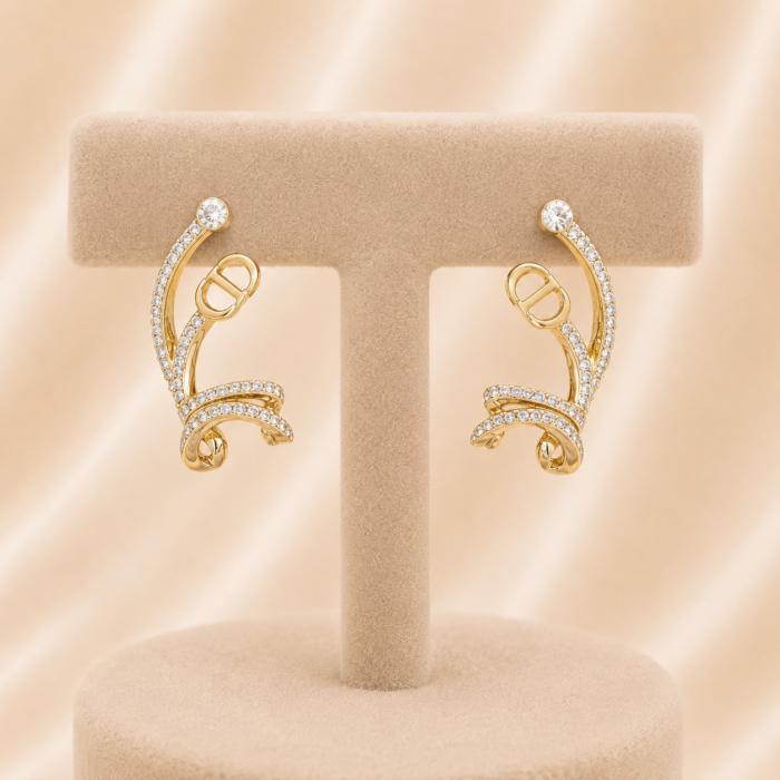 Elegant curve earrings-03