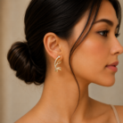 Elegant curve earrings-04