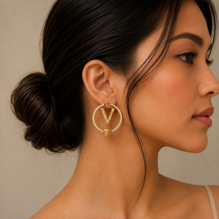 Gold luxury hoops-03