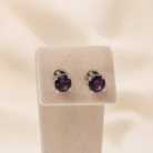 Puple solitare studs -03