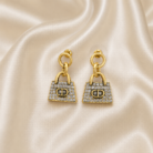 Vintage dior bag earrings-01