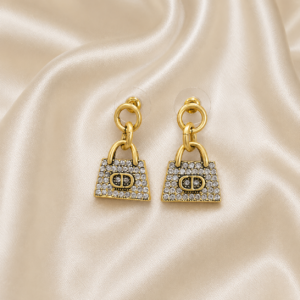 Vintage Dior Bag Earrings