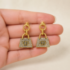 Vintage dior bag earrings-02