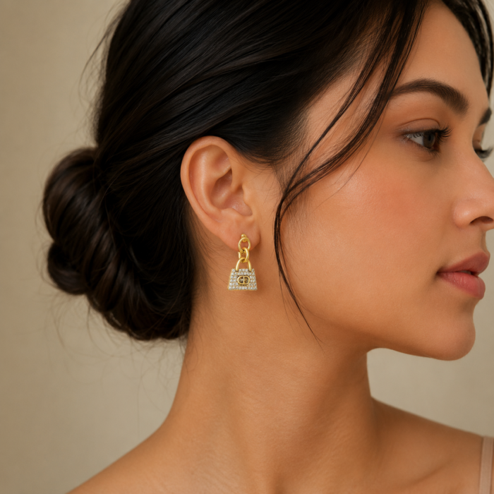 Vintage dior bag earrings-04