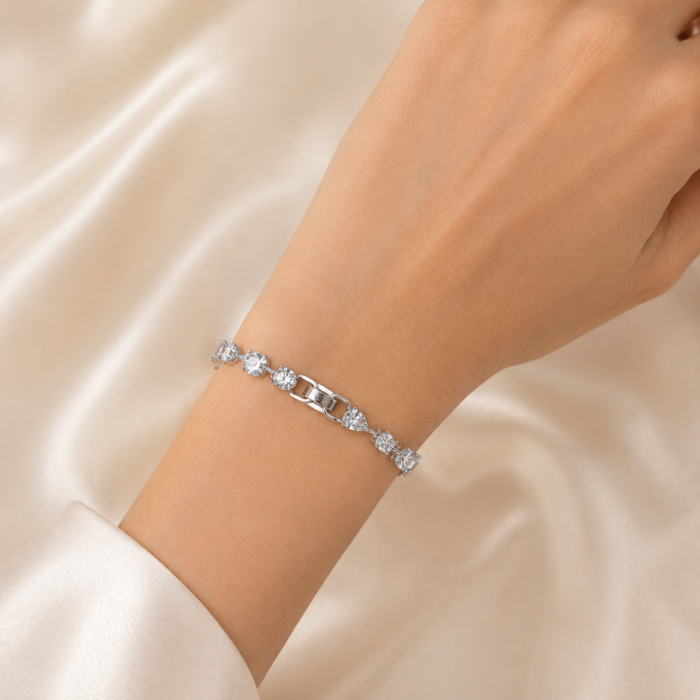 Premium Moissanite-Inspired Slim Tennis Bracelet-02