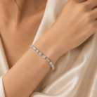Premium Moissanite-Inspired Slim Tennis Bracelet-03