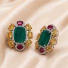 Royal Emerald radiance earrings 3599-1