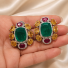 Royal Emerald radiance earrings 3599-2