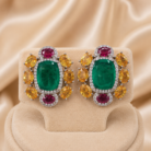 Royal Emerald radiance earrings 3599-3